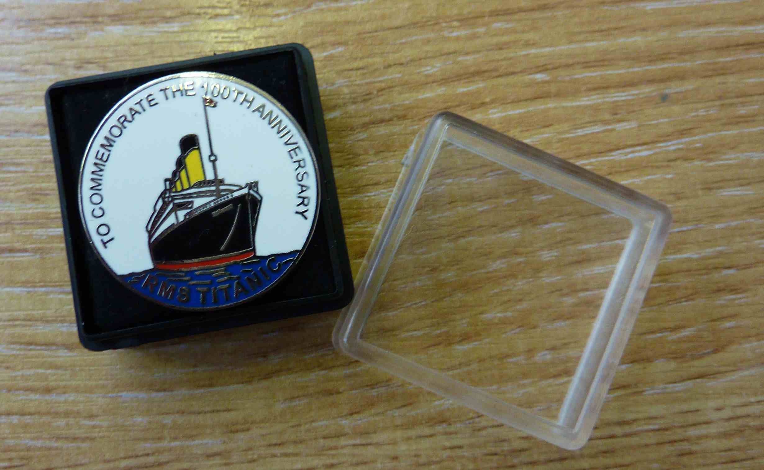 RMS Titanic 100th Anniversary Pin Badge