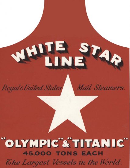 White Star Line Cotton Apron