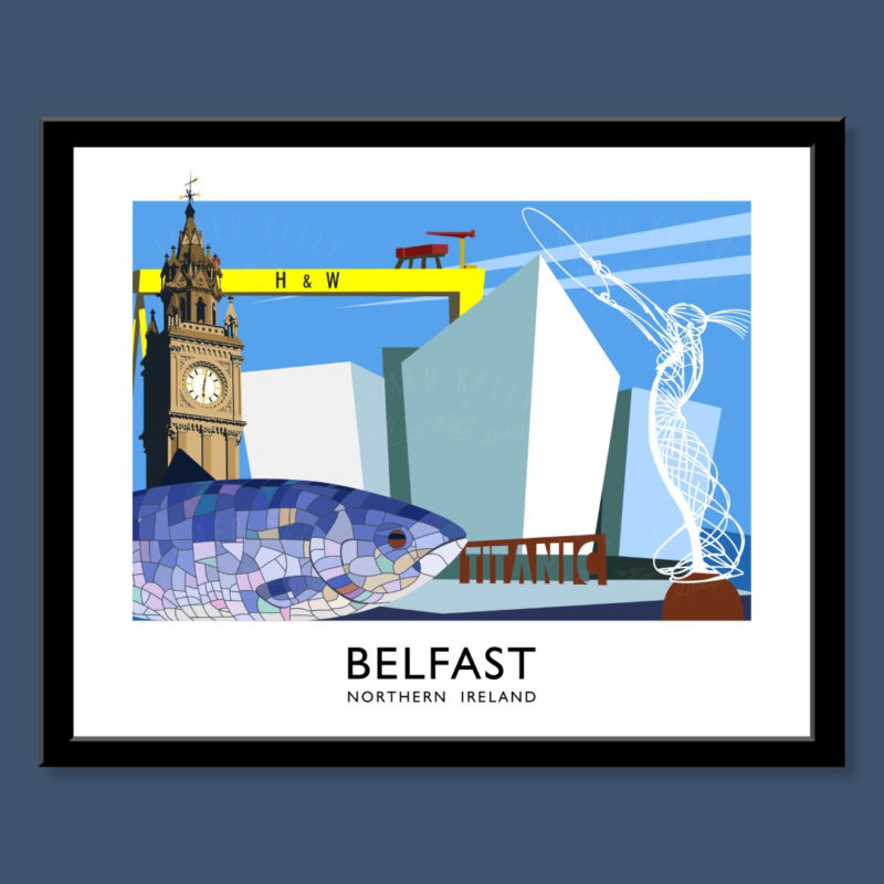 Belfast City Northern Ireland A4 Print
