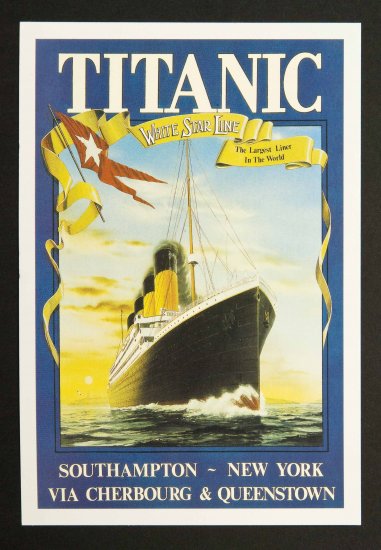 RMS Titanic Postcards